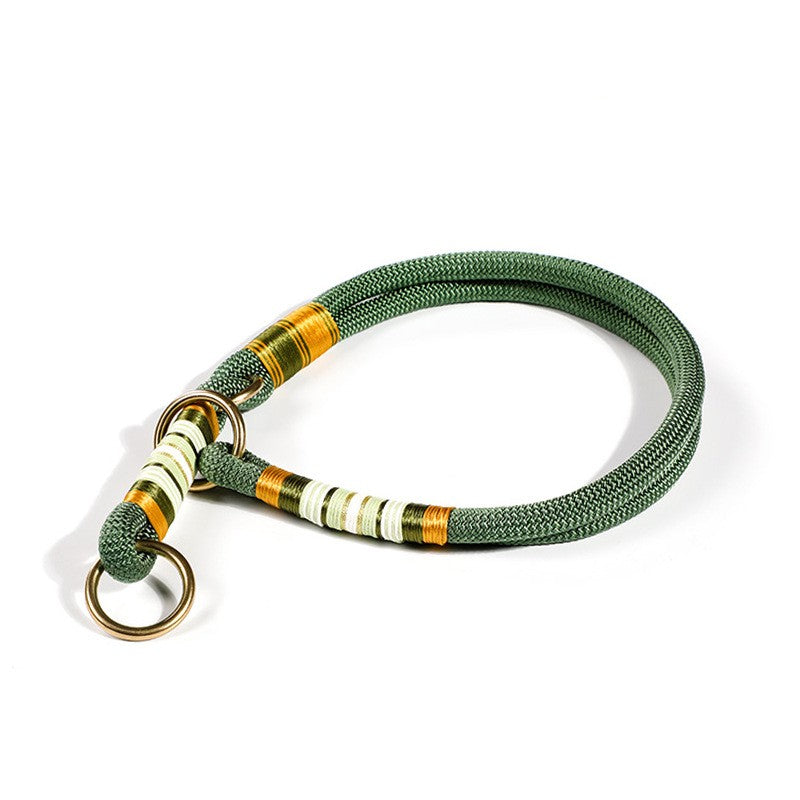 Anti-Breaking Loose Collar with Dog Hand Rope