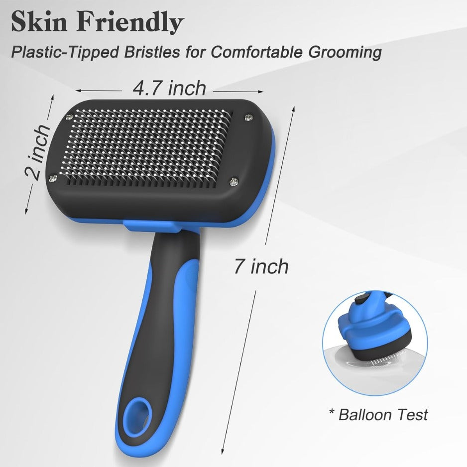 Self-Cleaning Slicker Brush for Dogs and Cats