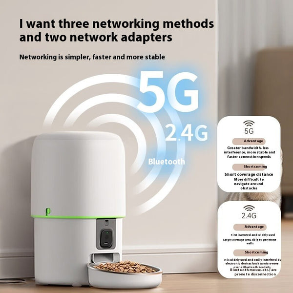 Automatic Pet Feeder with Remote Video Control