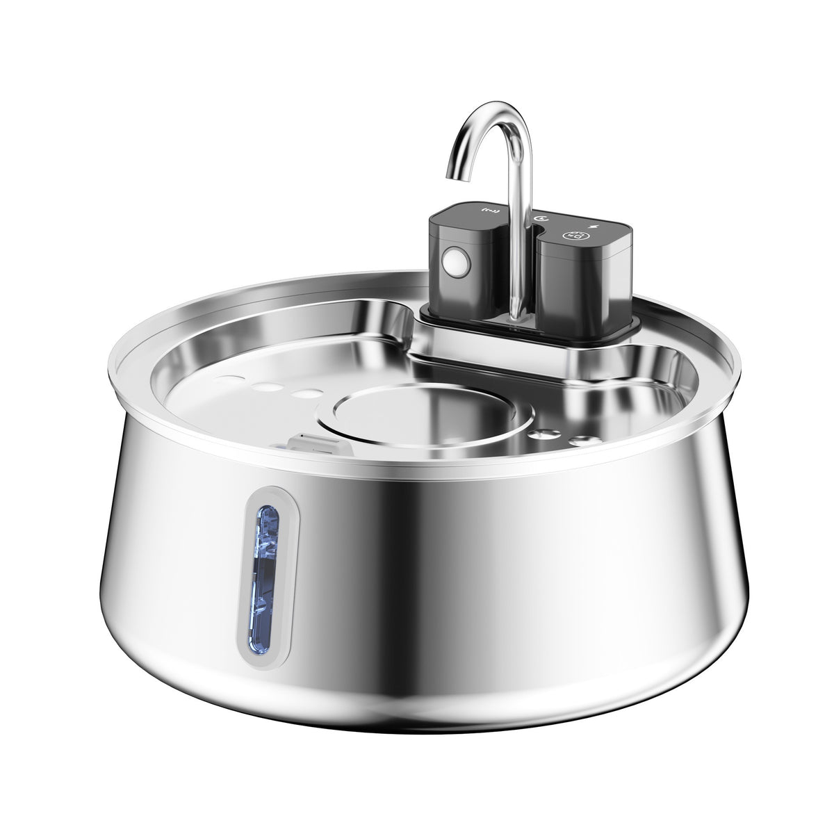 Stainless Steel Wireless Pet Water Fountain