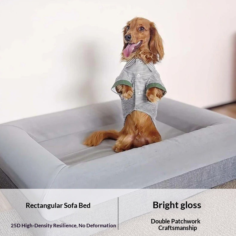 Rectangular Pet Sofa Bed for Dogs
