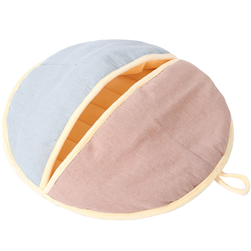 Cat Bed and Sleeping Bag with Dual Use Design