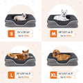 Memory Foam Pet Bed with Washable Cover for Small Dogs & Cats