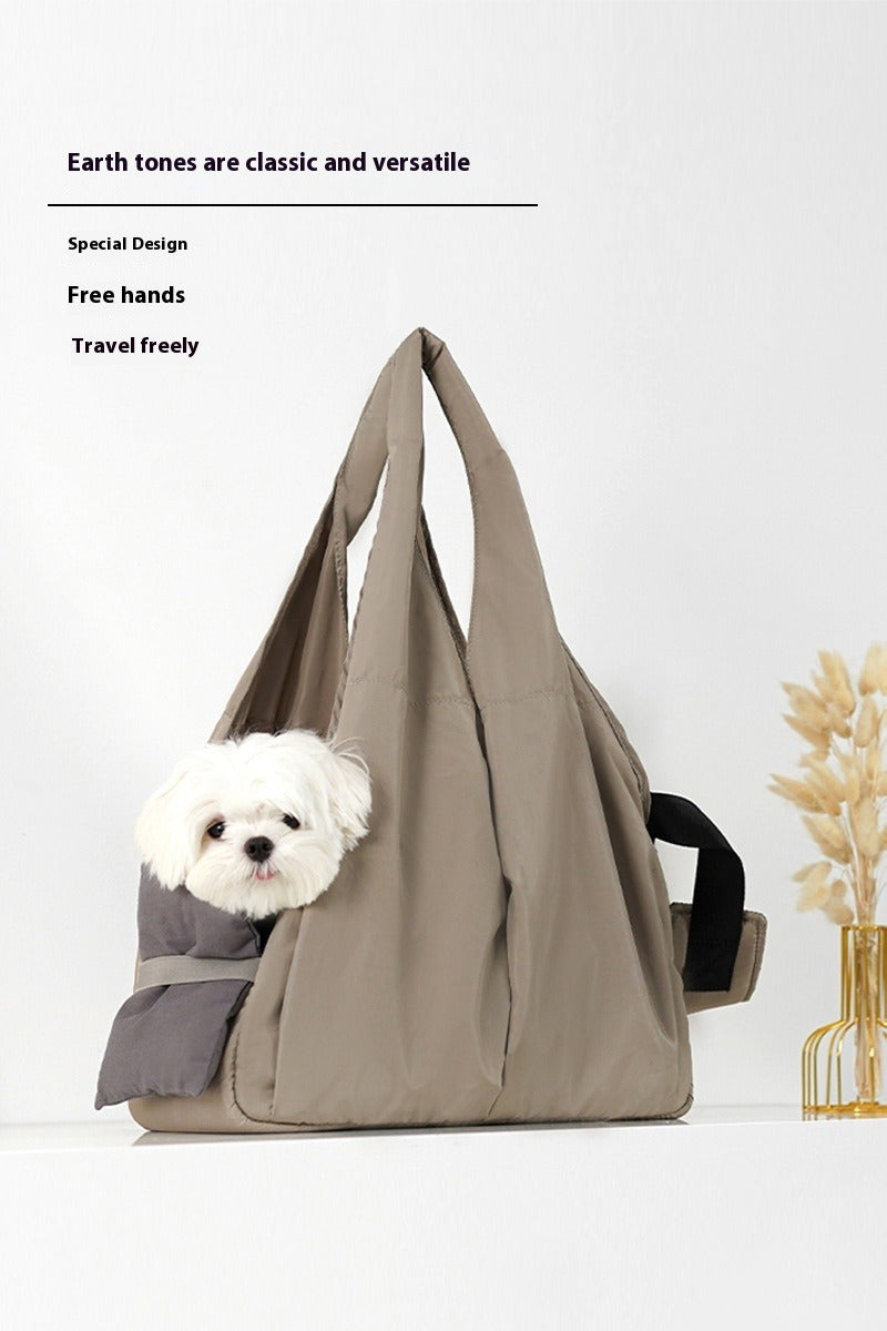 Portable Pet Summer Mesh Breathable Tote Bag