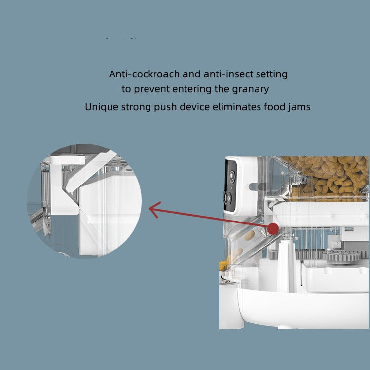 Automatic Cat Pet Feeder with Timer and Portion Control