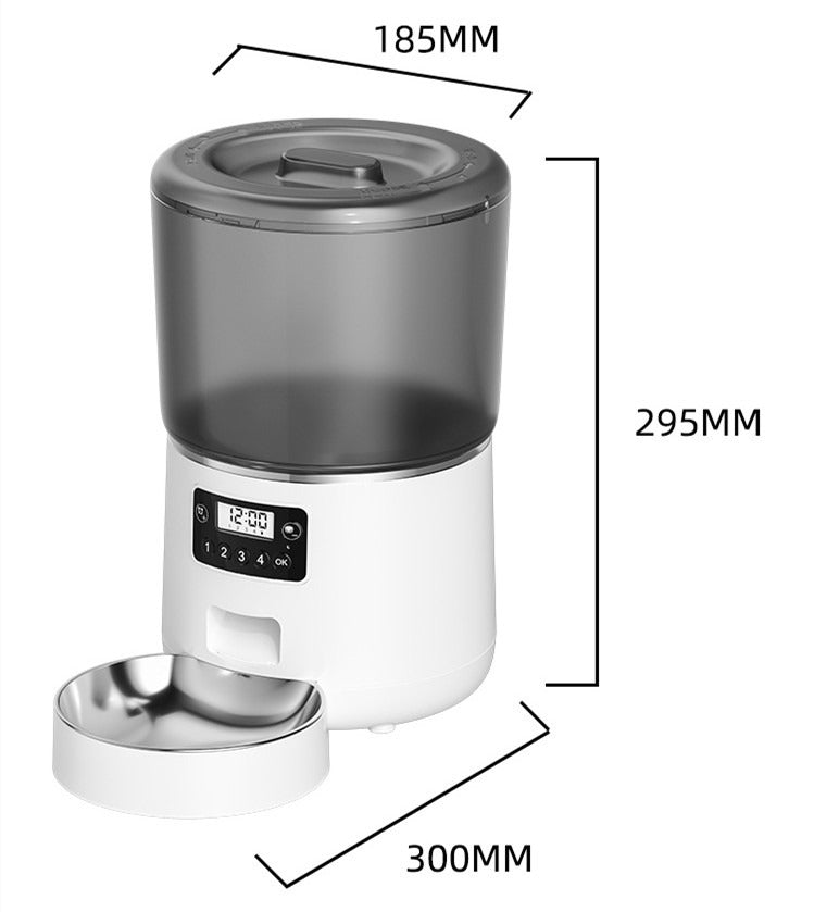 Automatic Cat Pet Feeder with Timer and Portion Control