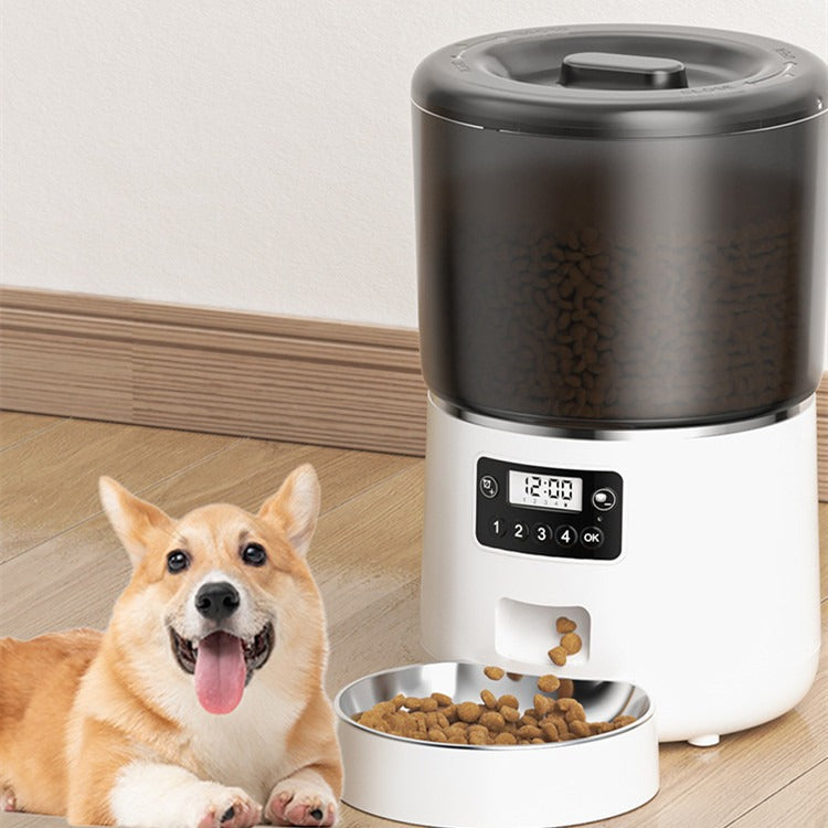 Automatic Cat Pet Feeder with Timer and Portion Control