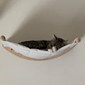 Solid Wood Cat Wall Hanging Scratching Post