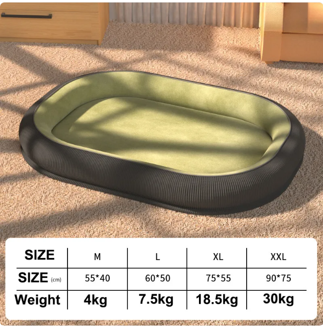 All-Season Washable Dog Bed – Cozy & Detachable Cushion
