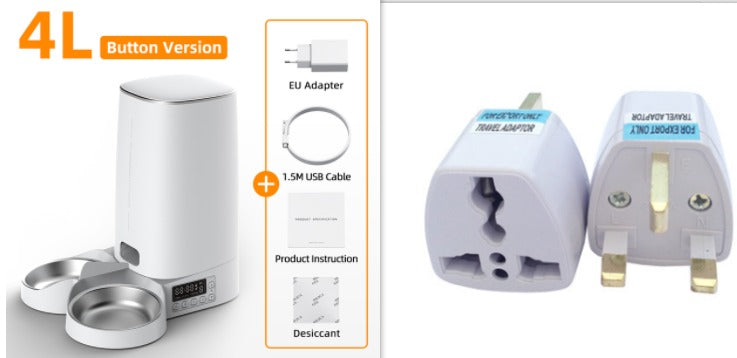 4L Automatic Pet Feeder Cat Food Dispenser