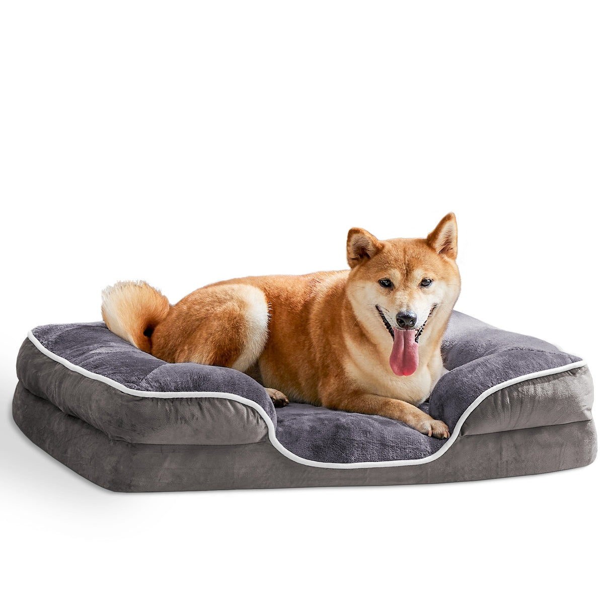 Memory Foam Pet Bed with Washable Cover for Small Dogs & Cats
