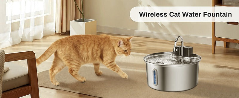 7L Stainless Steel Dog Water Dispenser