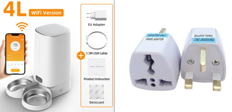 4L Automatic Pet Feeder Cat Food Dispenser