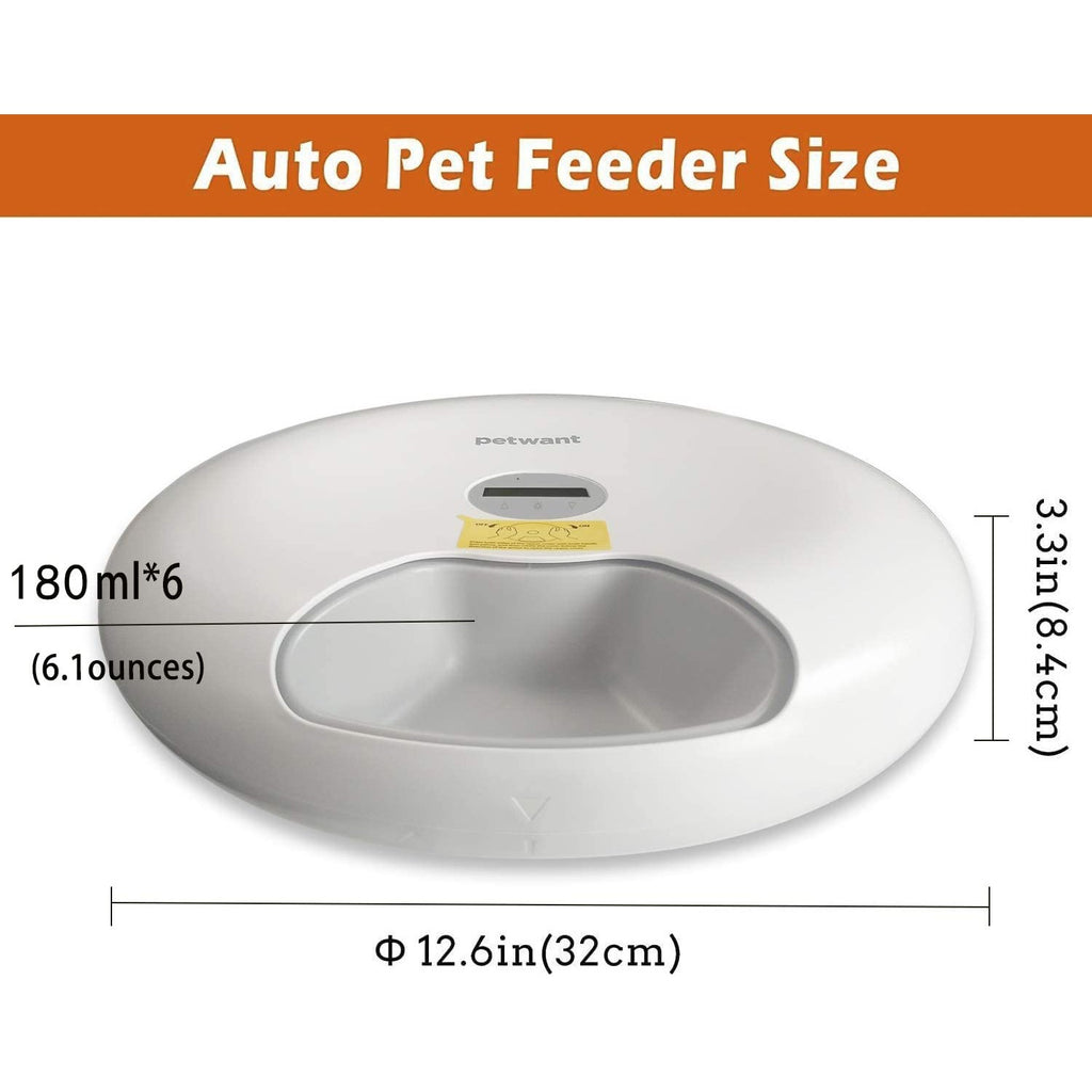 Automatic Cat Feeder 6 Meal USB