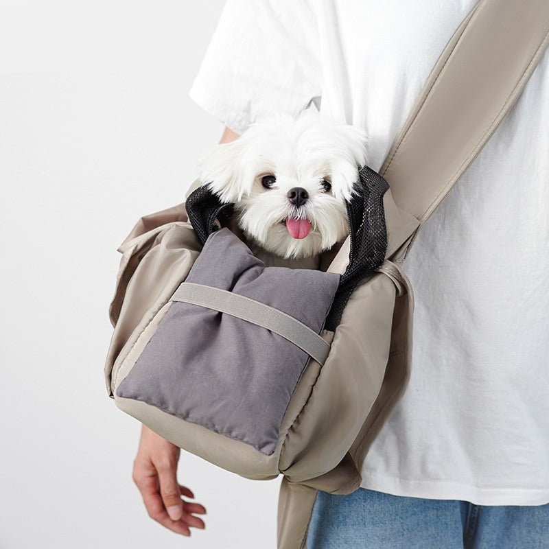 Portable Pet Summer Mesh Breathable Tote Bag