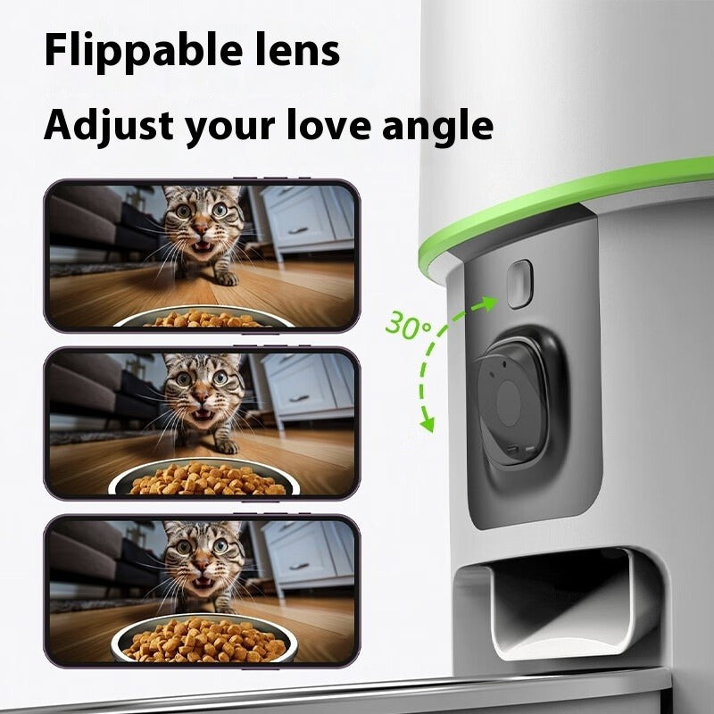 Automatic Pet Feeder with Remote Video Control